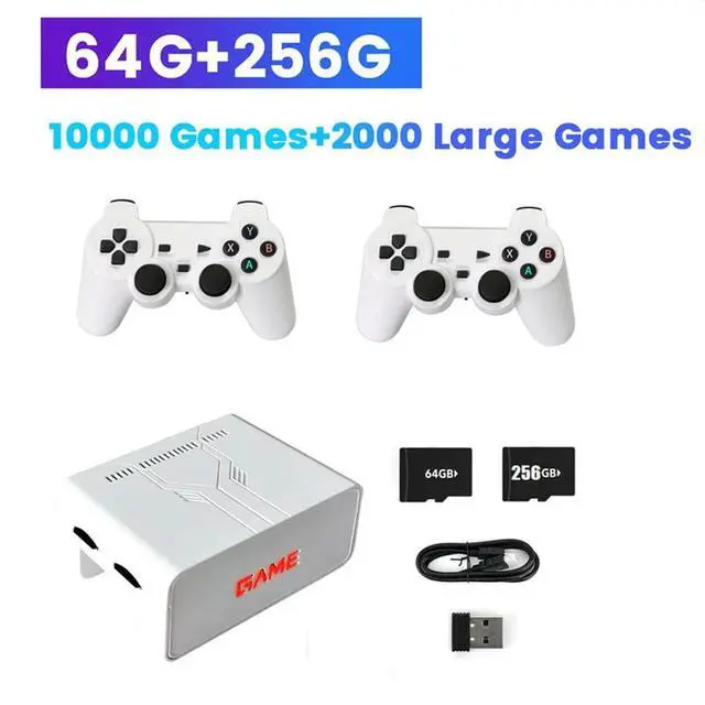 Alt view image 3 of 6 - Y7 Video Game Console 64G+256G 12000 Games Retro Handheld Game Console Wireless TV Game Player 36 Emulator For GBA PSP Dura