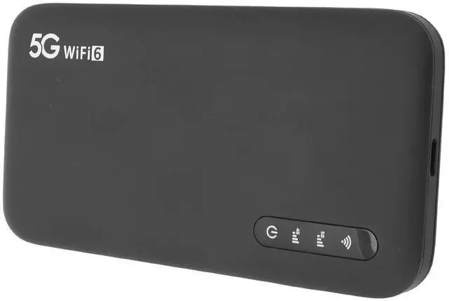 Alt view image 2 of 6 - Universal 5G Mobile Hotspot 6 Portable Router with SIM Card Slot for Home and Travel Use Support 16 Devices 6100mAh