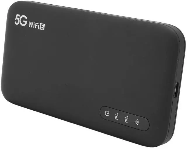 Alt view image 3 of 6 - Universal 5G Mobile Hotspot 6 Portable Router with SIM Card Slot for Home and Travel Use Support 16 Devices 6100mAh