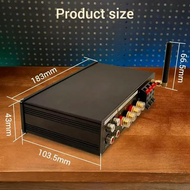 Alt view image 3 of 4 - AS200 200W TPA3116D2 Multi-Purpose Power Amplifier 2.0/5.0/5.1 Channel Home Theater KTV Bluetooth Karaoke Singing AUX