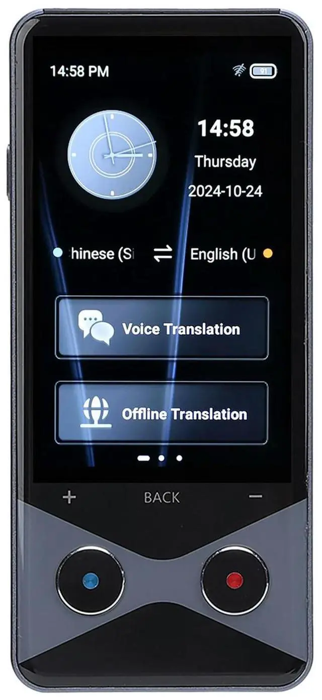 Alt view image 2 of 6 - AI Language Translator 137Language 1GB RAM 16GB ROM 5MP Photo Real Time Translation 3.7Inch IPS Screen Language Voice Translator