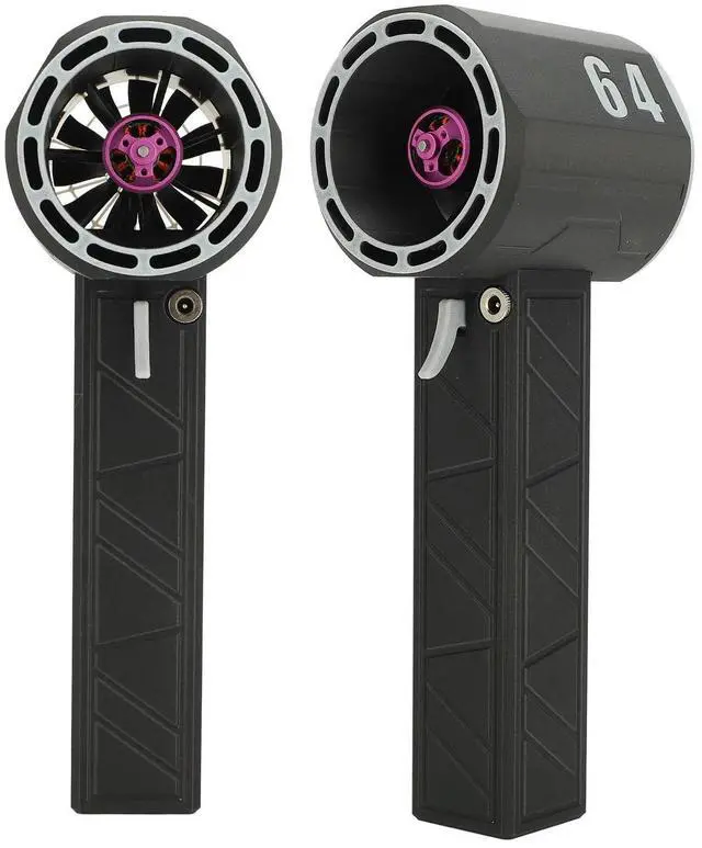 Alt view image 2 of 3 - Electric Air Duster Jet Dry Blower Brushless Motor 1.4kg/s Thrust 135m/s Wind Speed 11 Blades 1000W High Power Ducted Turbo Fan