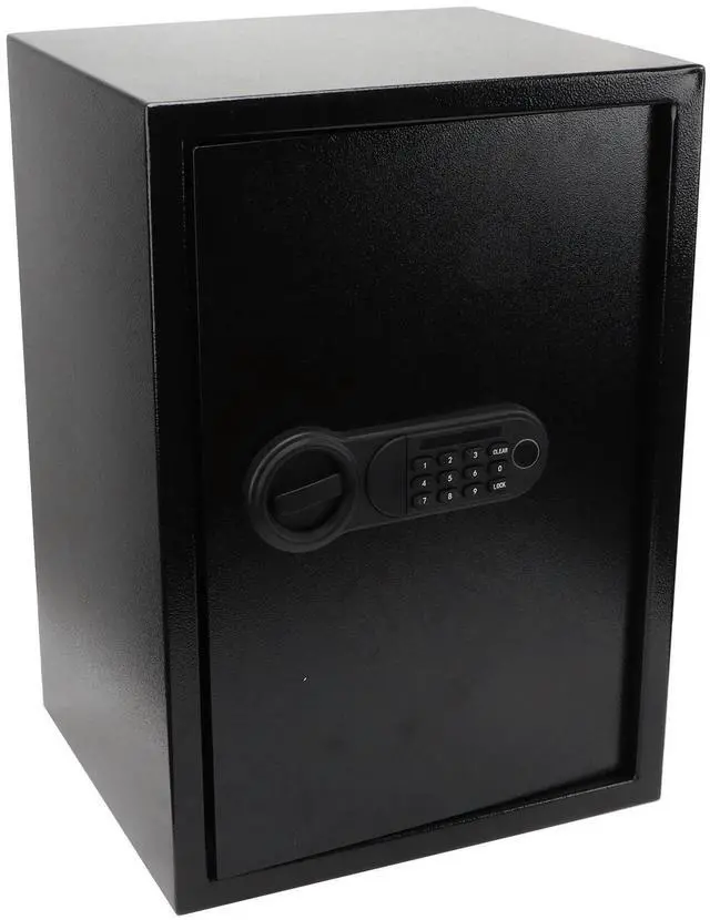 Alt view image 2 of 6 - Digital Electronic Security Box Password Double Layer Carbon Steel Box Portable Safe Lock Deposit Box for Cash Jewelry Documents