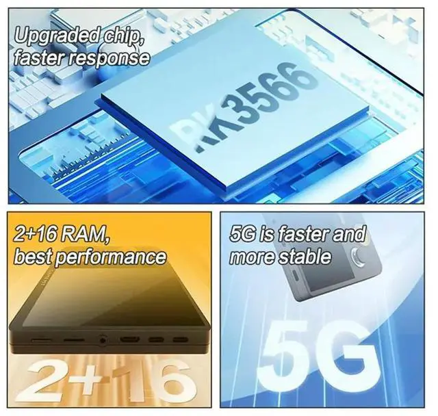 Alt view image 3 of 6 - E5 PLUS Handheld Game Console 128G Dual System 5 Inch HD Retro Game Video Player