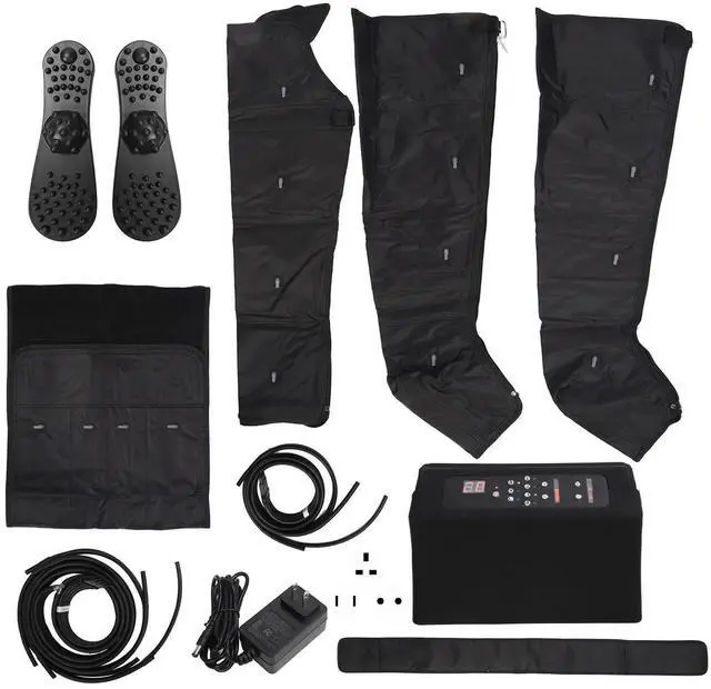 Alt view image 4 of 6 - Professional Leg Compression Boots Massager 3 Timing 6 Modes 9 Strength Leg Arm Feet Calf Thigh Massage Machine for Circulation