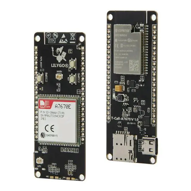 Alt view image 3 of 4 - LILYGO T-Call A7670 4G 2G ESP32 Development Board A7670E LTE GSM Network ESP32-WROVER-E Wifi Bluetooth Wireless Module-N33R