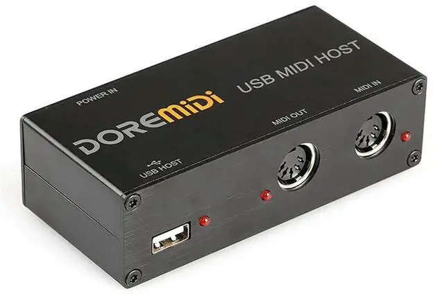 Alt view image 3 of 4 - Doremidi 1 USB To MIDI Host Guitar Effector MIDI Synthesizer Generator MIDI Interface Devices Electronic Instrument Equipment-N3
