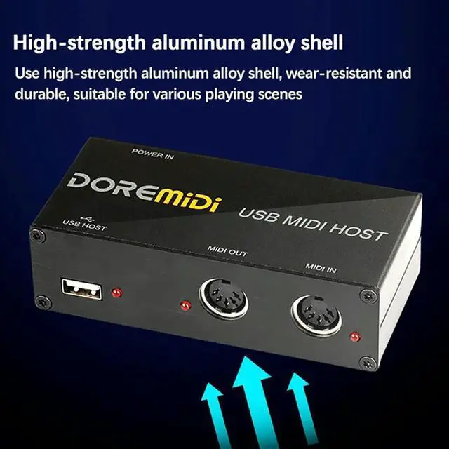 Main image of Doremidi 1 USB To MIDI Host Guitar Effector MIDI Synthesizer Generator MIDI Interface Devices Electronic Instrument Equipment-N3