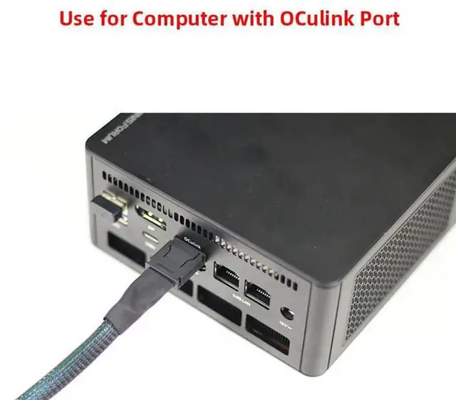 Alt view image 4 of 4 - M.2 MKEY To OCULINK Adapter High Speed GPU Dock PCIE 4.0 X4 Mini Notebook Laptop To External Graphic Card Adapter