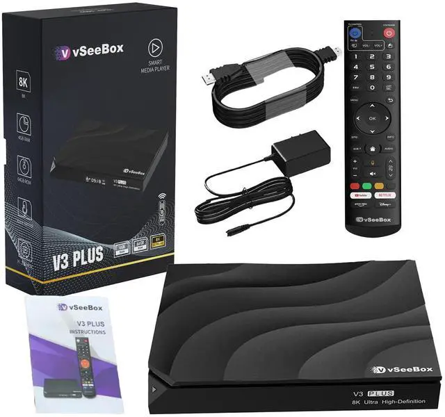 Main image of vSeeBox V3 Plus New Box 4GB+64GB 8K HD Officially Authorized