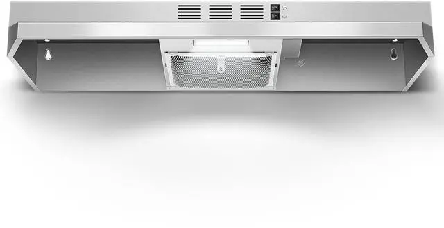 Main image of Range Hood 36 inch Under Cabinet, Ducted/Ductless Kitchen Hood 280CFM, Stainless Steel Vent Hood with Rocker Button Control, Stove Hood with 2 Speeds Fan, Bright LED Light
