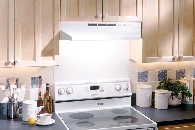 Alt view image 2 of 4 - 412401 Non-Ducted Under-Cabinet Ductless Range Hood Insert, 24-Inch, White