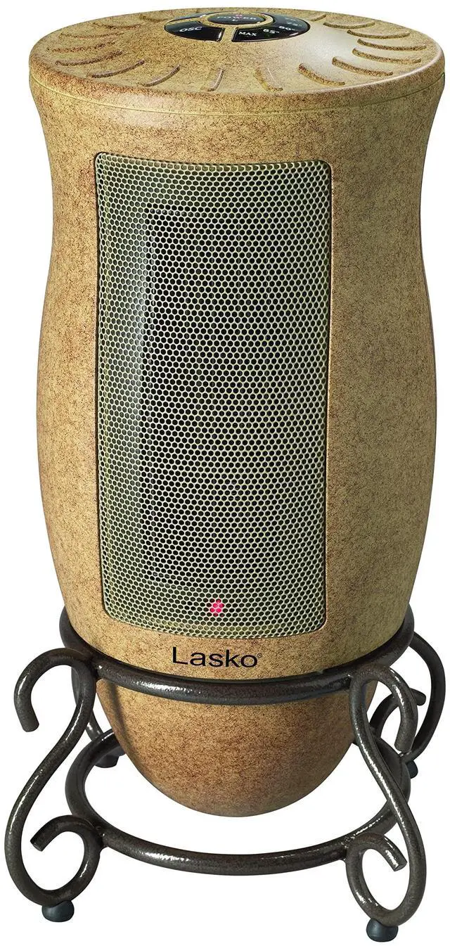Main image of Oscillating Designer Series Ceramic Space Heater for Home with Adjustable Thermostat, Timer and 2-Speeds, 16 Inches, 1500W, Beige, 6405