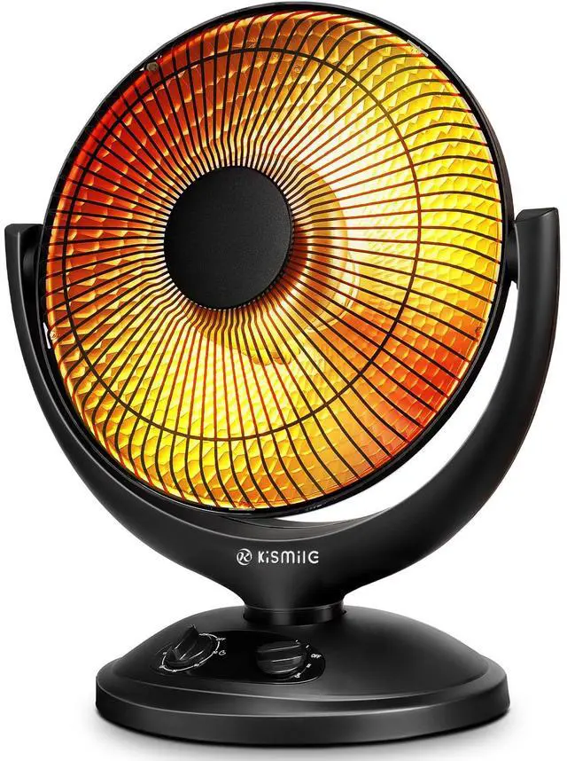 Main image of Oscillating Parabolic Space Heater with Thermostat and Timer, Radiant Dish Heater with Tip-Over and Overheating Protection For Indoor Use, 800w