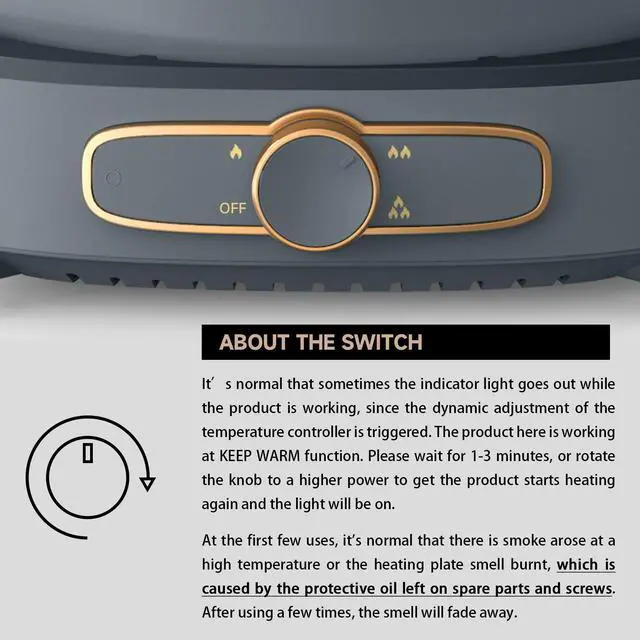 Alt view image 2 of 7 - Hot Pot Electric with Divider, 6L Double-Flavor Shabu Shabu Pot, Dual Sided Removable Non-Stick Hotpot Pot Electric, 3" Depth Chinese Hot Pot with Multi-Power Control, 2 Silicone Ladles Included