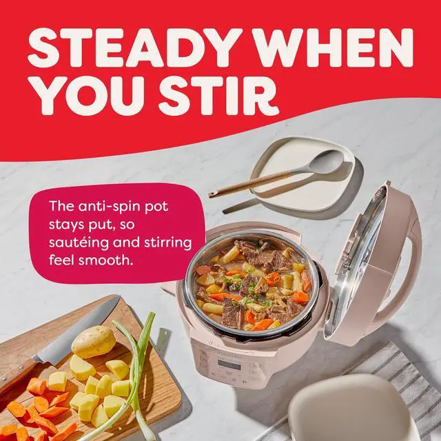 Alt view image 5 of 7 - 4QT RIO Mini 7-in-1 Multi-Cooker, Pressure Cooker, Slow cook, Sauté, Steam, Rice Maker, Yogurt, & Warmer, Rosewater, 4 Quarts