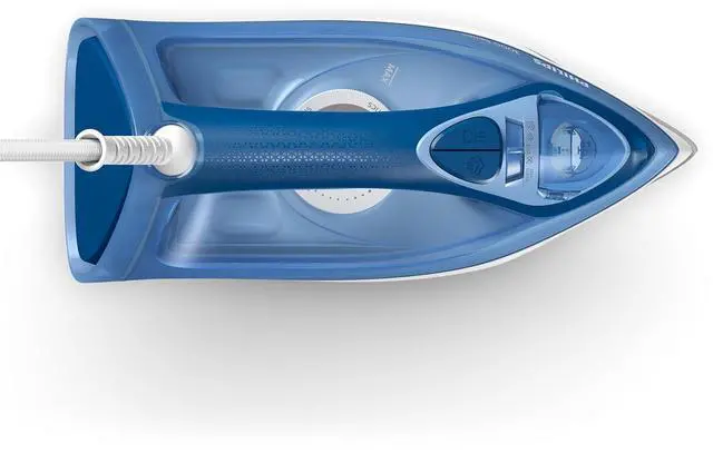 Alt view image 2 of 6 - Perfect Care 3000 Series Steam Iron - 1250 W power, 40 g/min continuous steam, 200 g steam boost, 300 ml water tank, blue (DST3031/20)