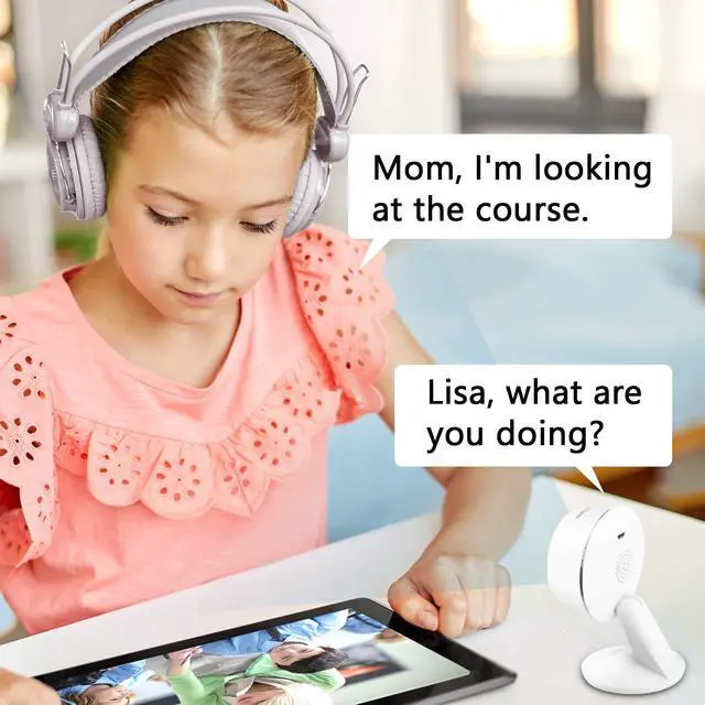 Alt view image 7 of 7 - Security Cameras 4pcs, Home Security Camera Indoor 1080P, Wi-Fi Cameras Wired for Pet, Motion Detection, Two-Way Audio, Night Vision, Phone App, Works with Alexa, iOS & Android & Web Access