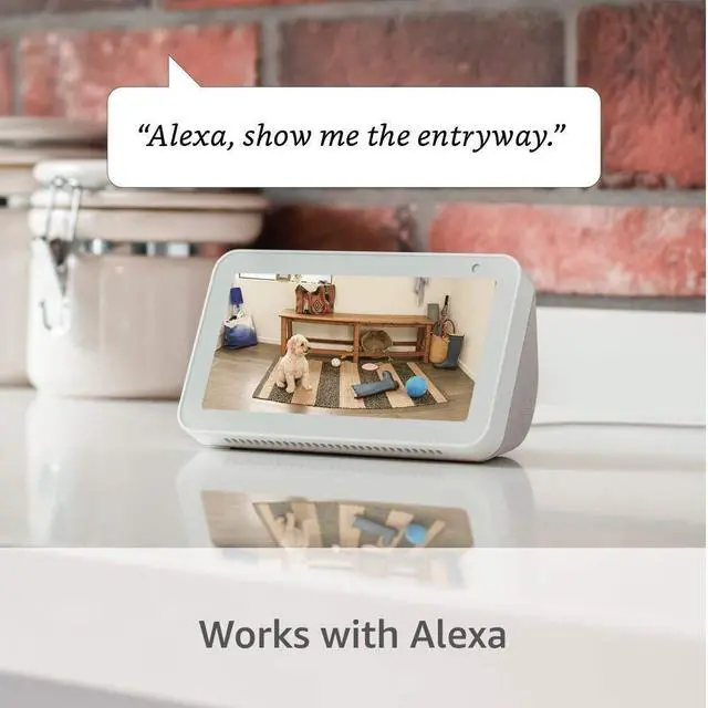 Alt view image 5 of 5 - Outdoor Cam (Stick Up Cam) | Weather-Resistant Outdoor Camera, Live View, Color Night Vision, Two-Way Talk, Motion alerts, Works with Alexa | White