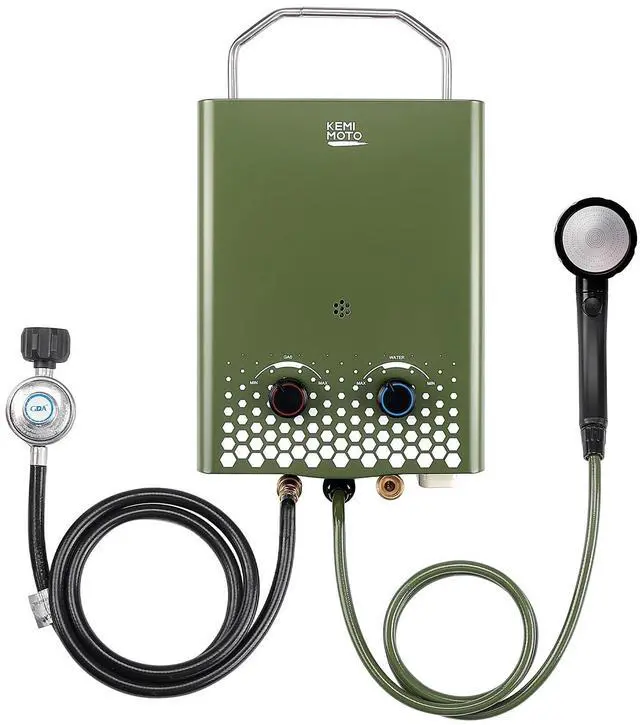Main image of Tankless Portable Propane Water Heater Outdoor1.32Gpm 34000 BTU Camping Portable Water HeaterEasy Installation, 5L Lightweight HeaterSuitable for Rv/Camping/Cabin