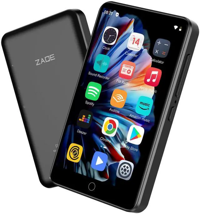 Main image of 144GB MP3 Player with Bluetooth and WiFi,  4" HD Full Touch Screen MP3 Player with Spotify, Amazon Music,YouTube,Pandora,Libby,Android MP4 Music Player for Kids