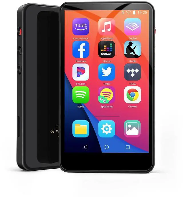 Main image of 144GB MP3 Player with Bluetooth and WiFi, 4IN HD Full Touch Screen MP3 & MP4 Music Player with Spotify, Libby, Amazon Music,YouTube,Tiktok, E-Book, MP4 Player for Kids Up to1TB