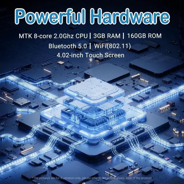 Alt view image 5 of 7 - 96GB Android MP3 Player for Kids with Bluetooth and WiFi - 4" Touch Screen,Streaming Music&Video Player with Spotify&Google Play Store,FM Radio,Parental Control | MP4 Player (Yellow)