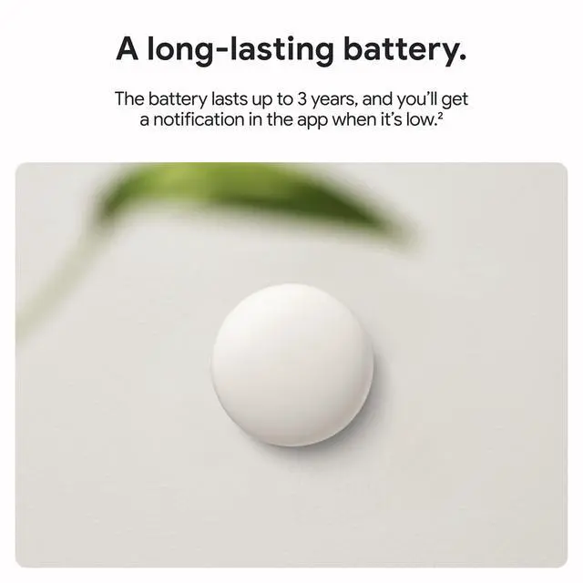 Alt view image 5 of 6 - Nest Temperature Sensor (2nd Gen) 3 Pack - Room Comfort Sensor with Scheduling - Works with The Nest Learning Thermostat (3rd and 4th Gen) and Nest Thermostat E - Porcelain