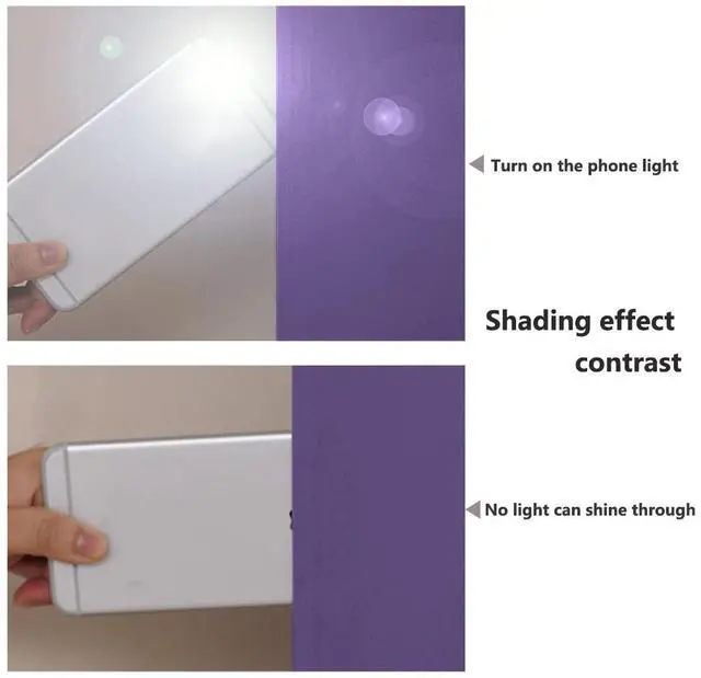 Alt view image 3 of 7 - Lilac Purple Full Shade Curtain Panels, Pair of Energy Smart & Noise Blocking Out Blackout Drapes for Dining Room Window, Thermal Insulated Guest Room Lined Window Dressing(52 x 84 inch)