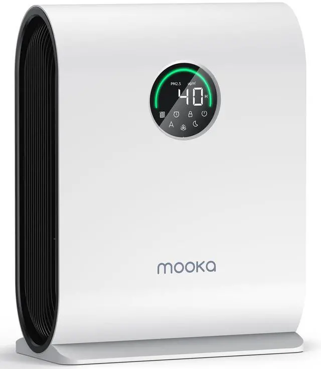 Main image of Air Purifiers for Home Large Room Up to 2500 ft² with PM 2.5 Display Air Quality Sensors,  H13 HEPA Air Purifier With Auto Mode for Pets Dust Odor Smoke, Timer, 15dB Sleep Mode for Bedroom, KJ217