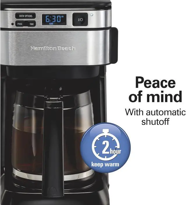 Alt view image 4 of 6 - 12 Cup Programmable Coffee Maker, FrontFill Drip Coffee Maker