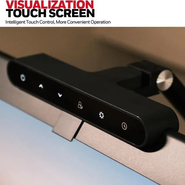 Alt view image 3 of 7 - LED Desk Lamp with Clamp - HJ1 Sunturalux Eye-Caring Clip on Lights for Home Office, 1200LM Clamp Lamp 4 Color Modes Stepless Dimming Task Desk Light for Working Black