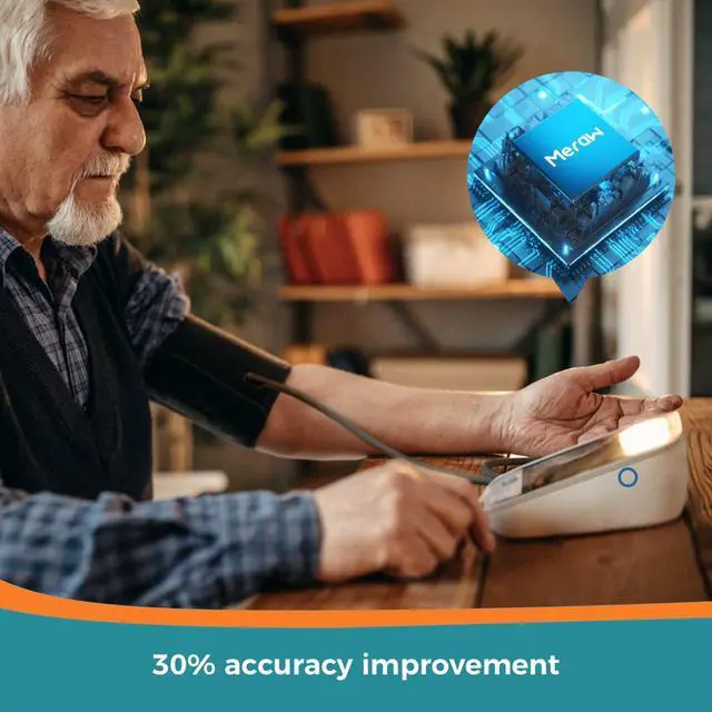 Alt view image 5 of 5 - Blood Pressure Monitor Home Use, Blood Pressure Cuff Digital Arm, Blood Pressure Monitor Automatic Cuff 8.7-16.5" Bluetooth App Tracking Irregular Heartbeat Monitoring FSA/HSA Eligible White