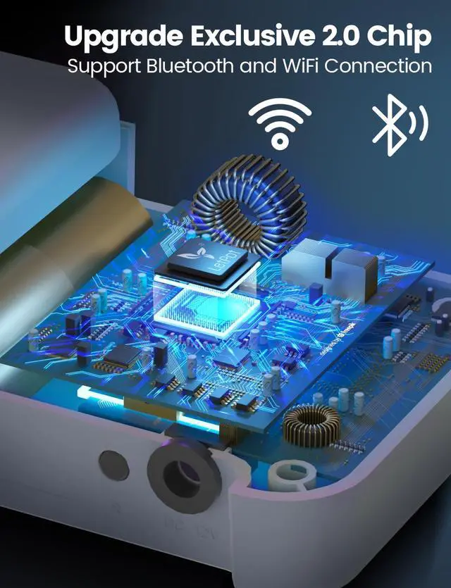 Alt view image 6 of 7 - Automatic Watering System for Potted Plants, [Wi-Fi & App Control] Drip Irrigation Kit System, Smart Plant Watering Devices for Indoor Outdoor, Water Shortage Remind, IPX66, Green