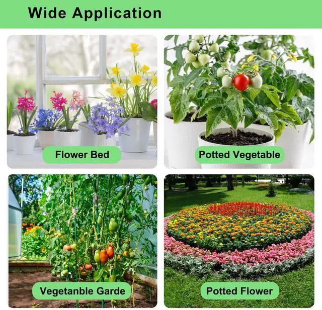 Alt view image 5 of 7 - Drip Irrigation System Kit  2025 New Quick-Connect Automatic Watering & Misting System with 48FT 1/2" Tubing, Large Coverage & Water-Saving for Greenhouses, Lawns, Gardens, Raised Beds