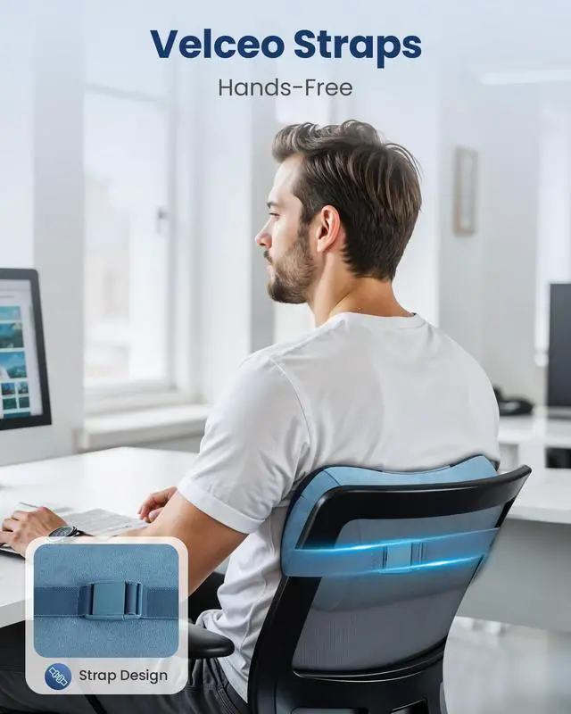 Alt view image 7 of 7 - [2026 Fathers Day Gift for Men, Shiatsu Neck and Back Massager with Heat, Massager Pillow with 3D Kneading Deep Tissue, Cordless & Portable, Soothes Muscle Tension at Home, Office, Travel