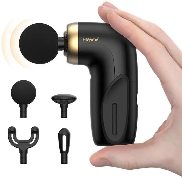 Main image of A1 Super Mini Massage Gun, Percussion Deep Tissues Muscle Massager, Travel Massage Gun, Compact Sports Massager, Portable Handheld Massager for Office Gifts for Him/Her, Home, Athletes(Black)
