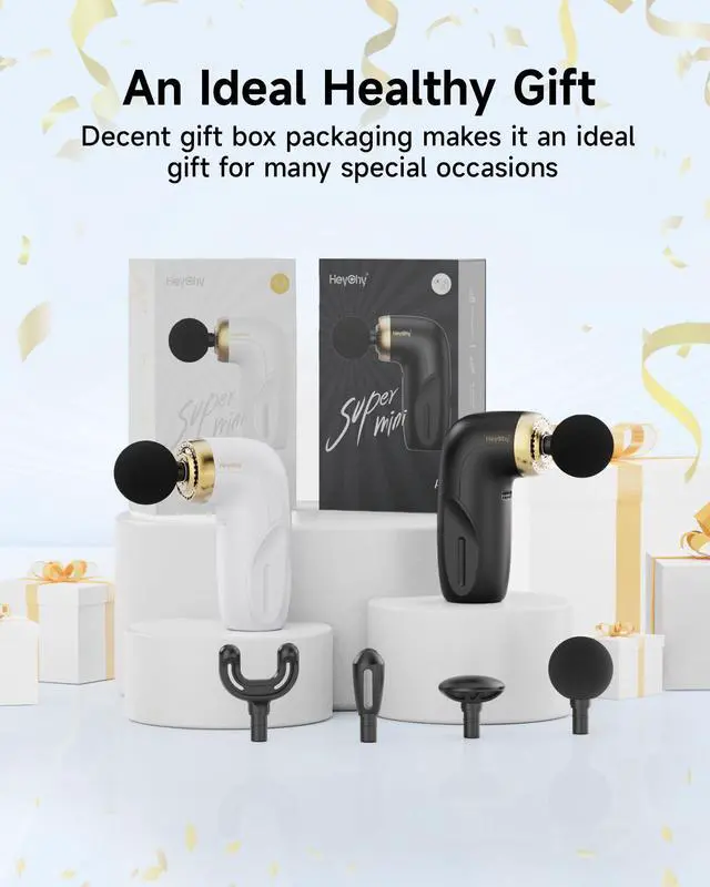 Alt view image 6 of 7 - A1 Super Mini Massage Gun, Percussion Deep Tissues Muscle Massager, Travel Massage Gun, Compact Sports Massager, Portable Handheld Massager for Office Gifts for Him/Her, Home, Athletes(Black)