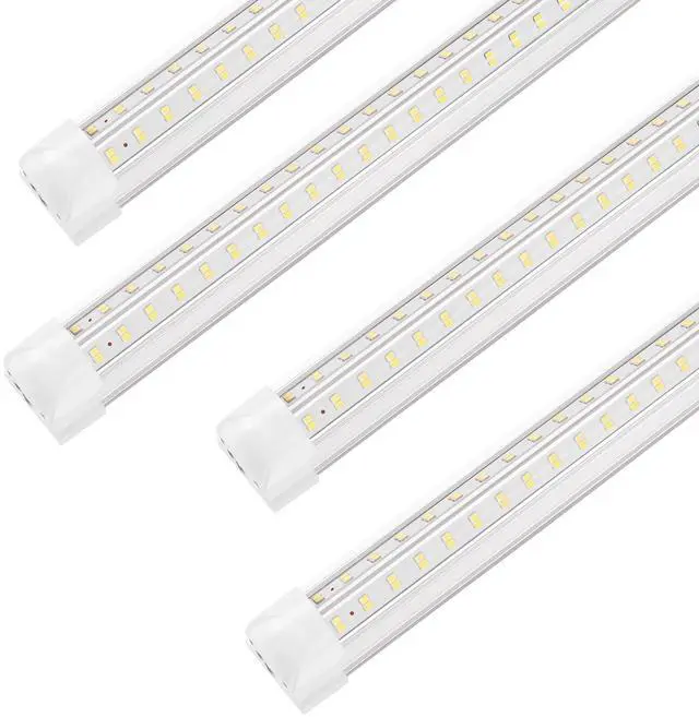 Main image of Led Shop Lights, 4FT LED Light 50W 6500K 7000LM Daylight,Led Garage Light,Linkable Clear Cover Integrated V-Shape for Garage Warehouse Workbench Workshop(4-Pack)