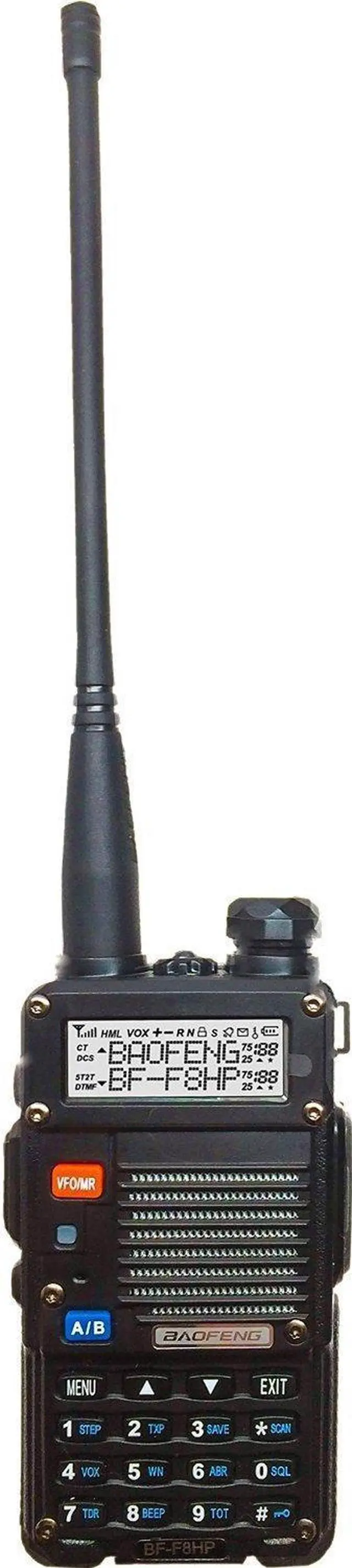 Alt view image 4 of 7 - BF-F8HP (UV-5R 3rd Gen) 8-Watt Dual Band Two-Way Radio (136-174MHz VHF & 400-520MHz UHF) Includes Full Kit with Large Battery