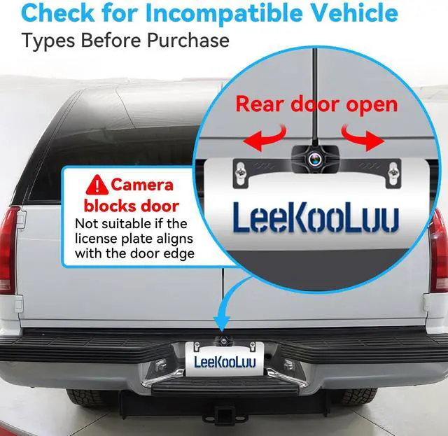 Alt view image 6 of 7 - 7-Inch Wireless Backup Camera for Truck - 2 Channel, DIY Grid Lines, HD 1080P, Night Vision, IP69K Waterproof, Backup Camera for Truck, Pickup, Trailer, Cars - Parking Safety & Towing Assistance