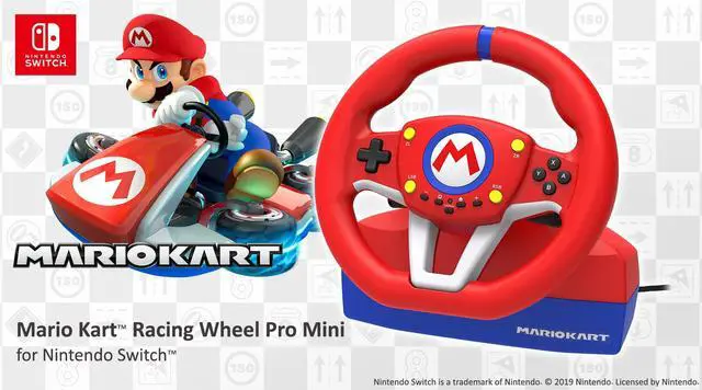 Alt view image 7 of 7 - Nintendo Switch Mario Kart Racing Wheel Pro Mini By - Officially Licensed By Nintendo