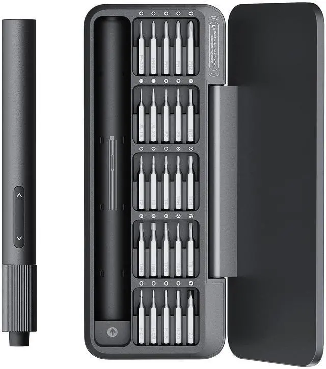 Main image of 25-in-1 Mini Electric Screwdriver, 3.7V Precision Screwdriver Set, USB-C Rechargeable, Compact Magnetic Tool for Phone, Laptop, Camera, DIY Projects, Electronics Repair