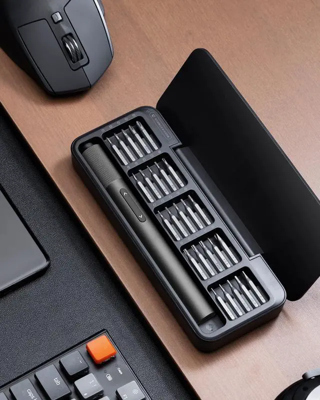 Alt view image 7 of 7 - 25-in-1 Mini Electric Screwdriver, 3.7V Precision Screwdriver Set, USB-C Rechargeable, Compact Magnetic Tool for Phone, Laptop, Camera, DIY Projects, Electronics Repair