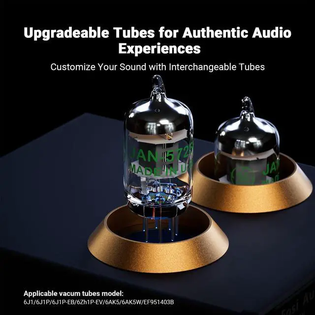 Alt view image 3 of 7 - Box X2 Phono Preamp, Mini Stereo Audio Hi-Fi Preamplifier with Gain Gear, Pre-Amplifier for MM Turntable Phonograph and Record Player, with DC 12V Power Supply