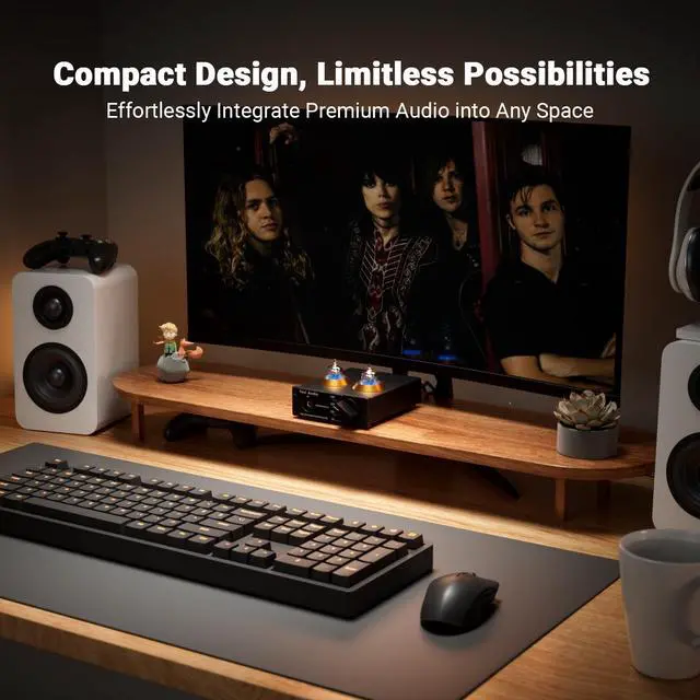 Alt view image 5 of 7 - Box X2 Phono Preamp, Mini Stereo Audio Hi-Fi Preamplifier with Gain Gear, Pre-Amplifier for MM Turntable Phonograph and Record Player, with DC 12V Power Supply