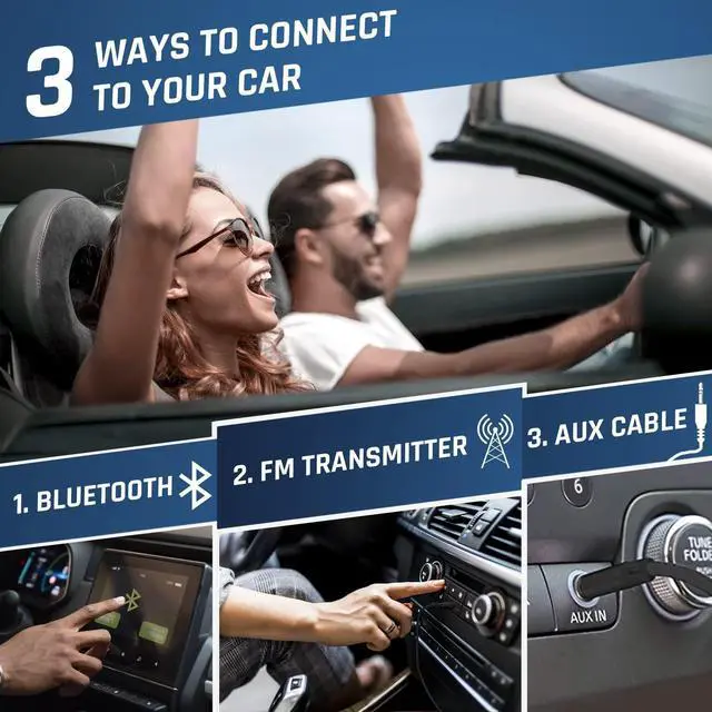 Alt view image 3 of 7 - Discover - Portable CD Player with Long-Lasting Battery - New - with Headphones - Radio FM - Compatible MP3 CD Player Portable - SD Card, FM Transmitter, Bluetooth - Ideal for Cars