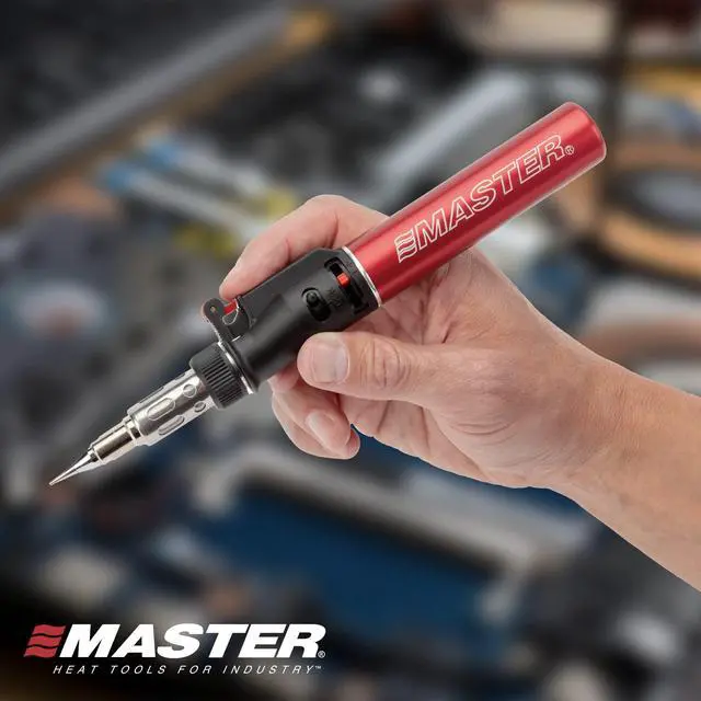 Alt view image 6 of 7 - PI-40SiK Professional Soldering Iron Kit, Butane Soldering Iron, Cordless and Portable with Adjustable Soldering Temperature, Self-Igniting, Butane-Powered, Professional 7-Piece Kit