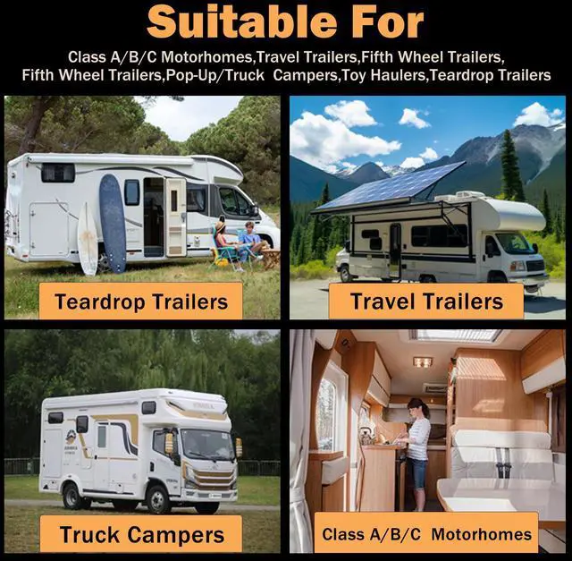 Alt view image 7 of 7 - RV Lights Interior, 12 Volt Led Lights Camper Lights Led Lights Interior Fixtures 12V Ceiling Dome Light with Switch for RV/Camper/Trailer/Boat (2)