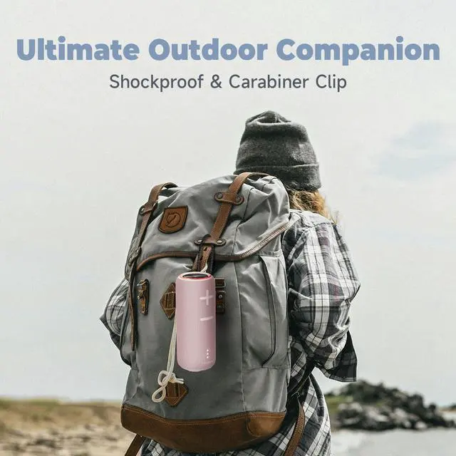 Alt view image 3 of 7 - Bluetooth Speaker,30W Portable Wireless Speaker with TWS,IPX7 Waterproof, 8H Playtime, LED Lights,for Pool/Beach/Shower, Blue Gifts, Electronic Gifts